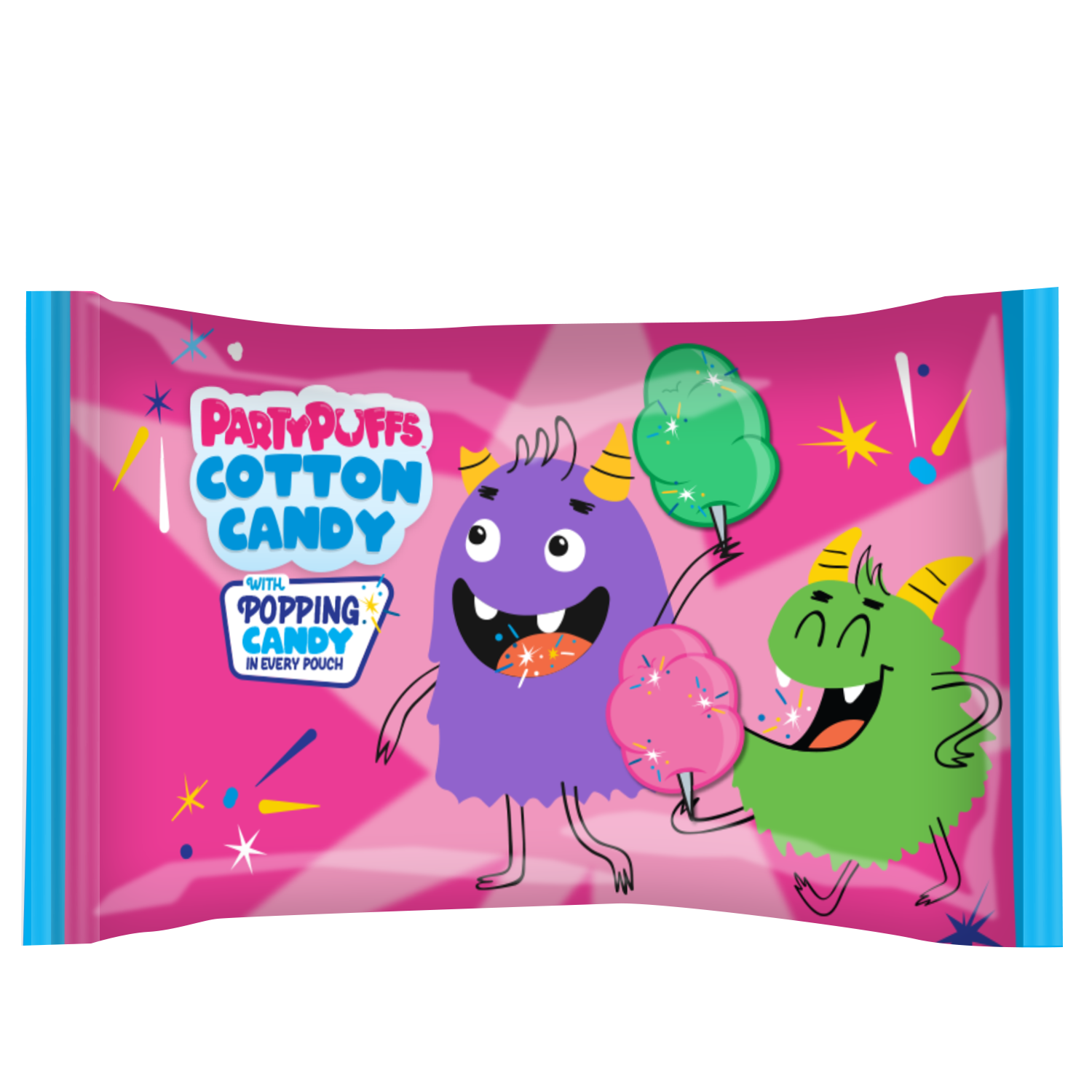 Popping Candy Cotton Candy Pouches
