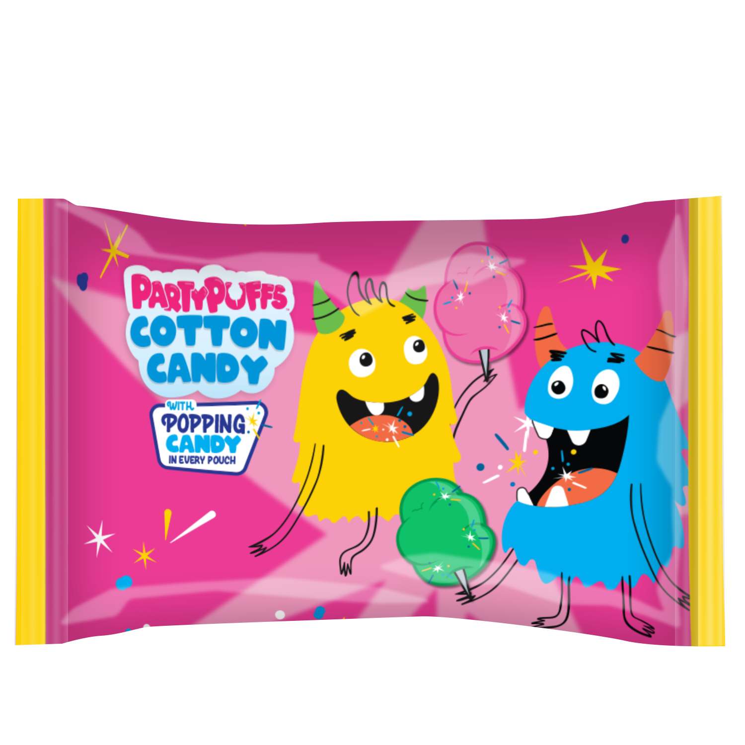 Popping Candy Cotton Candy Pouches