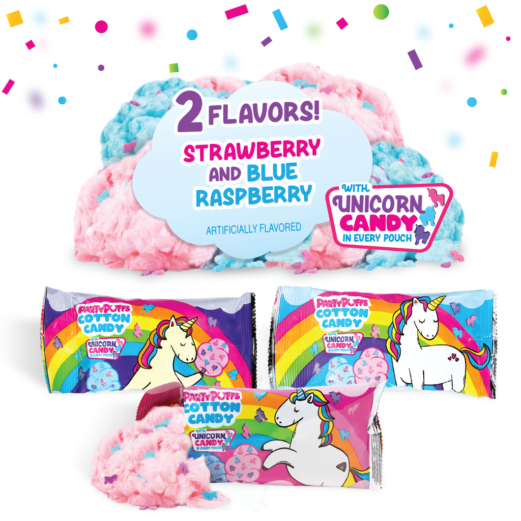 Unicorn Treats Cotton Candy Pouches