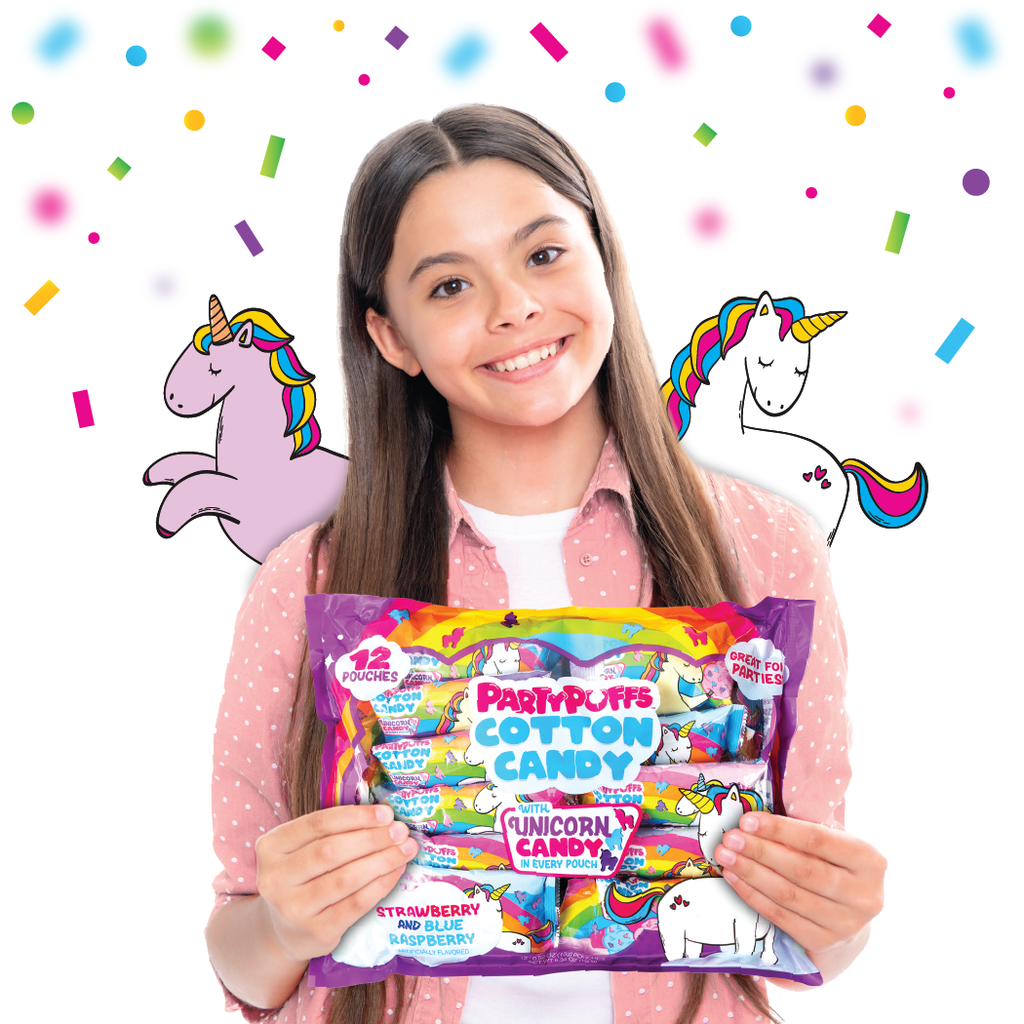 Unicorn Treats Cotton Candy Pouches
