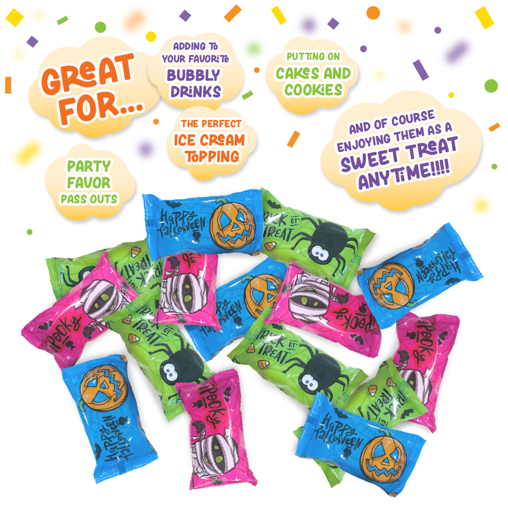 Halloween Cotton Candy Pouches