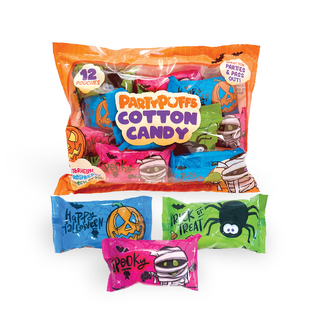 Halloween Cotton Candy Pouches