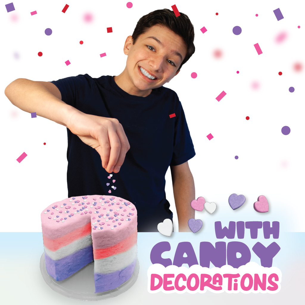 Valentines Day 4.2oz Cotton Candy Cake