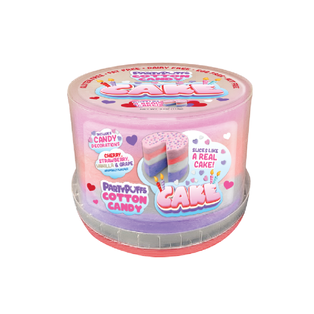 Valentines Day 4.2oz Cotton Candy Cake