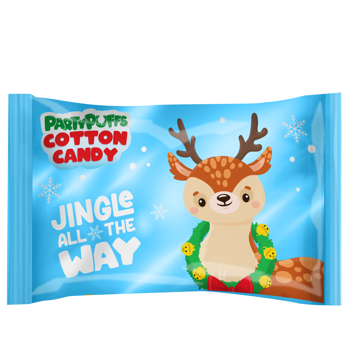 Christmas Cotton Candy Pouches