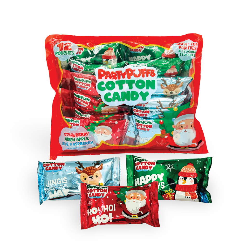 Holiday Cotton Candy Pouches